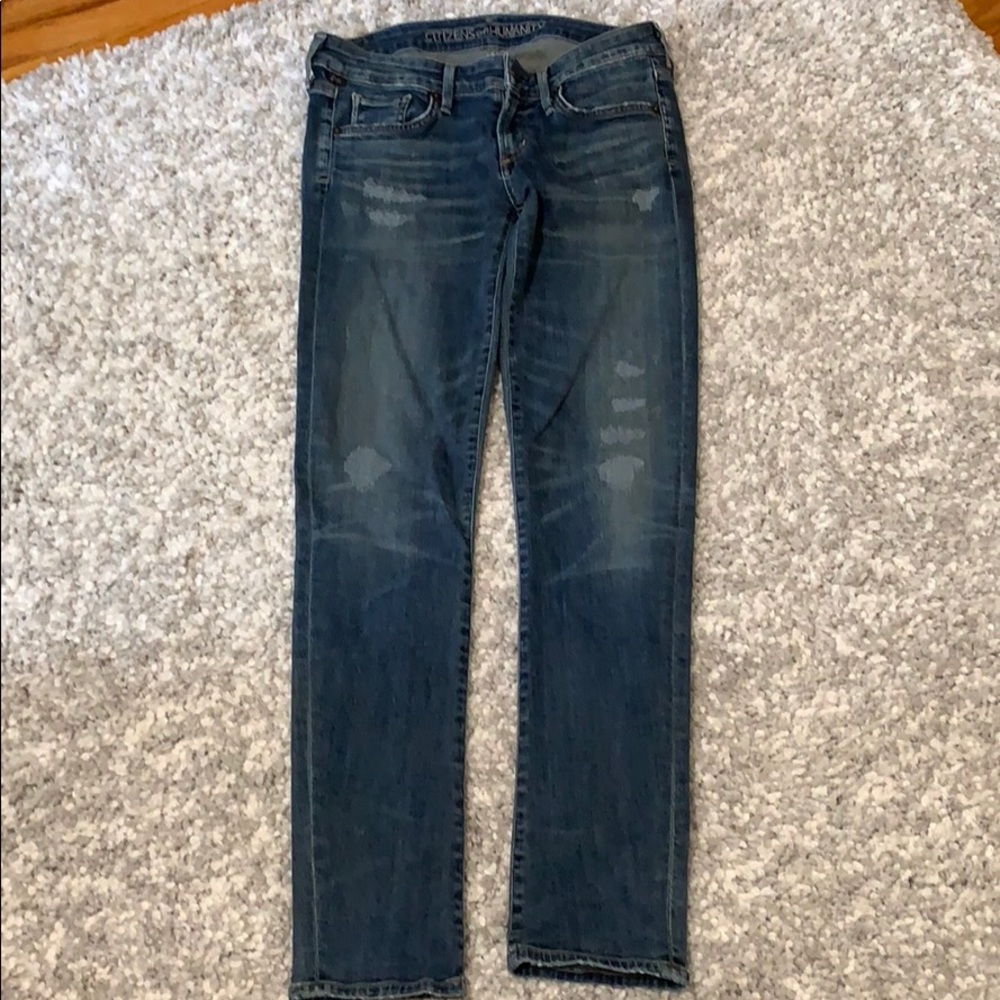 Citizens of Humanity racer low rise skinny jeans